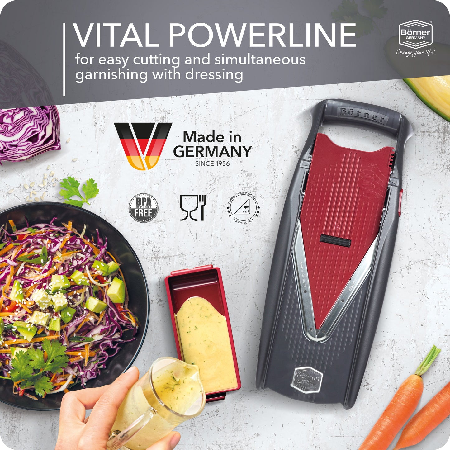 Börner Germany, Vital Basic Mandoline Set