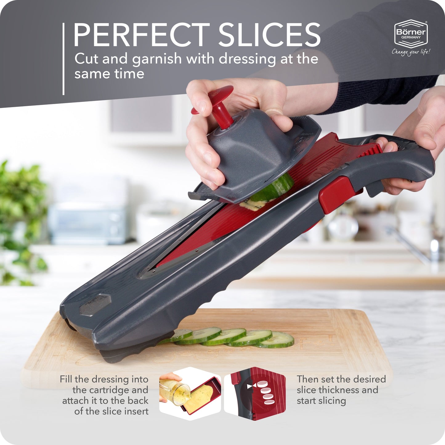 Börner Germany, Vital Basic Mandoline Set