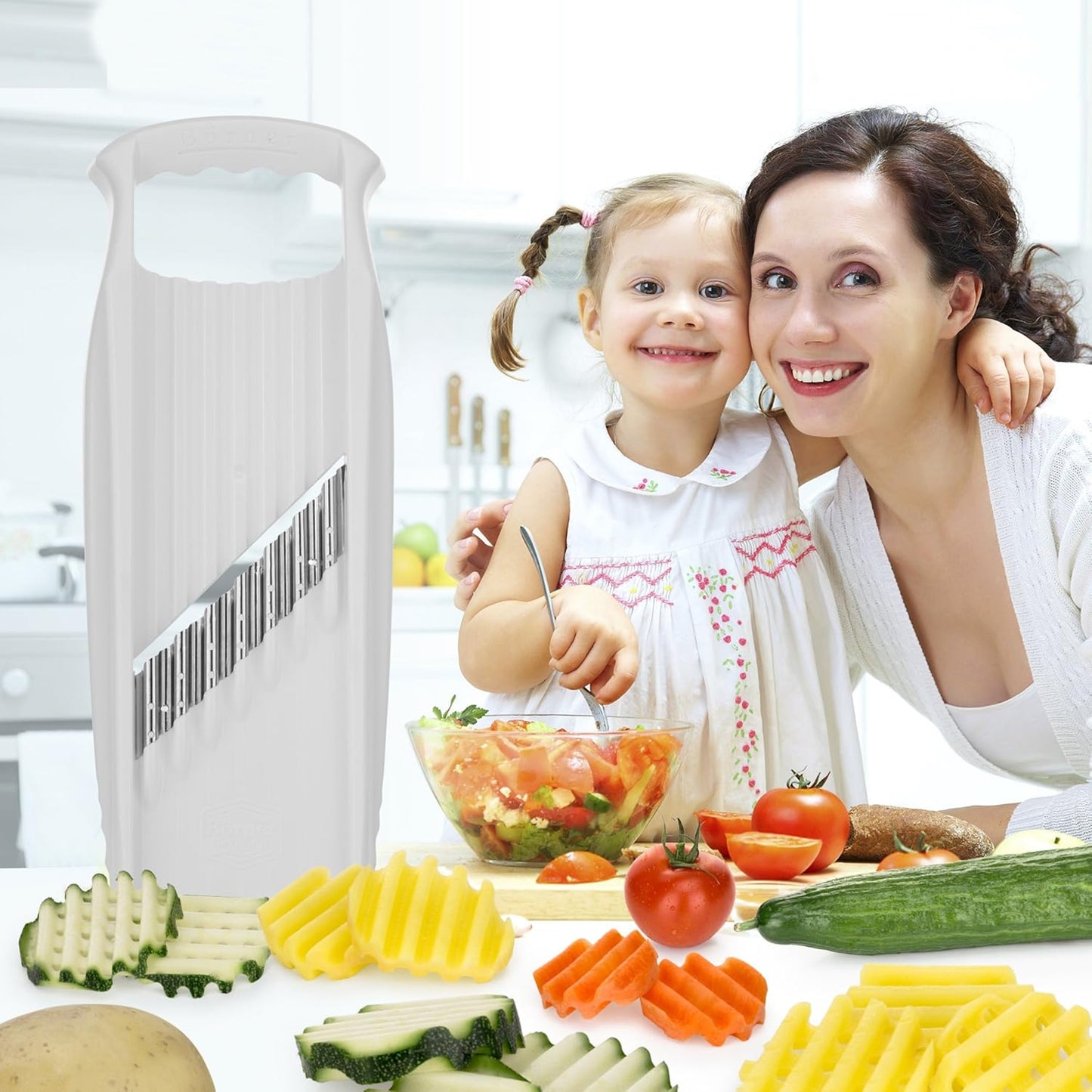 Börner Germany, Wave-Waffle XXL with Food Safety Holder
