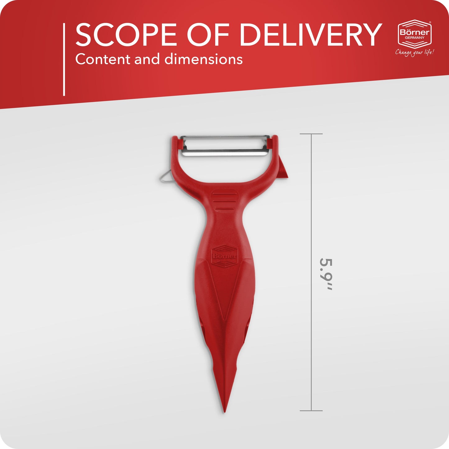 Börner 6 in 1 Peeler