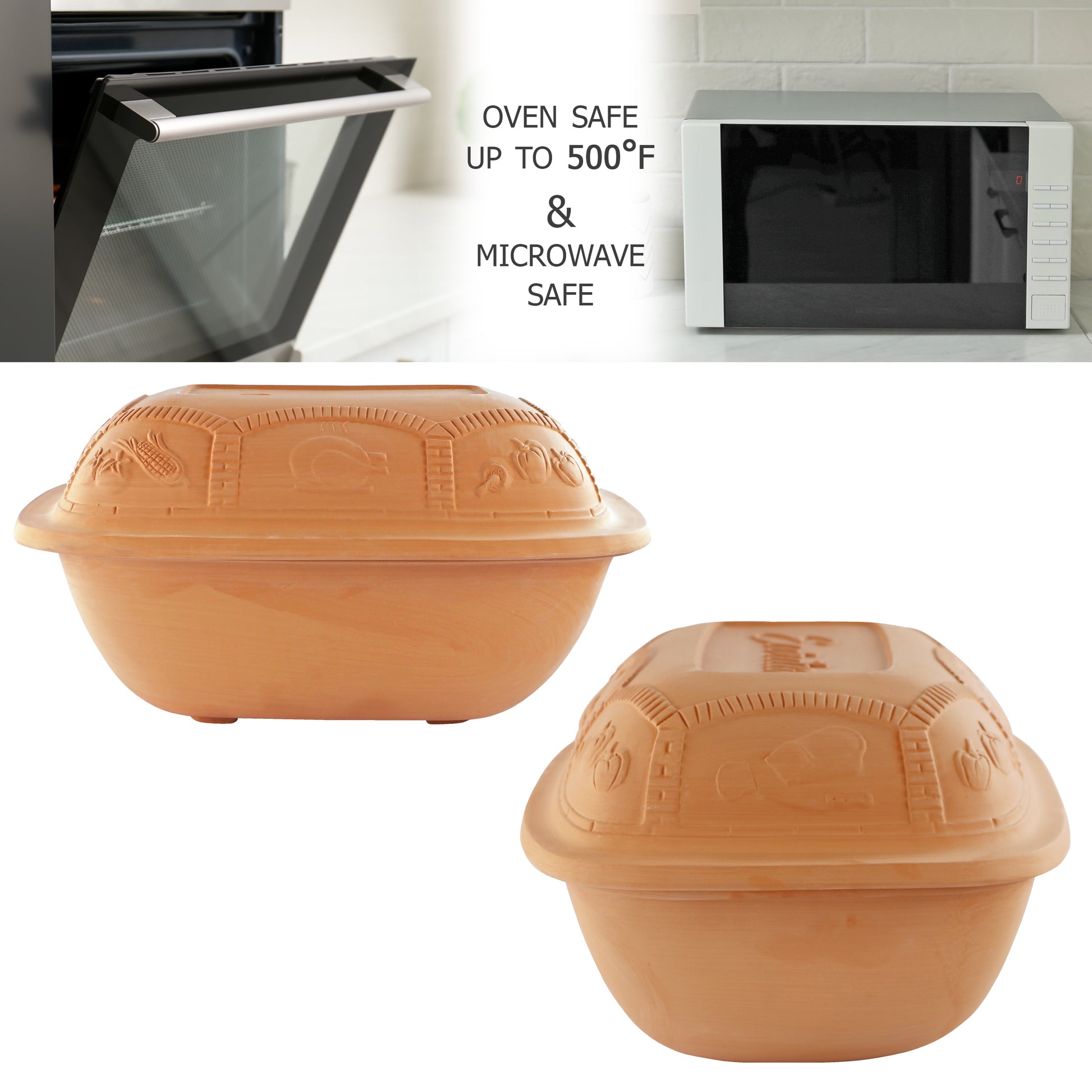 Eurita Cookware is both oven and microwave safe