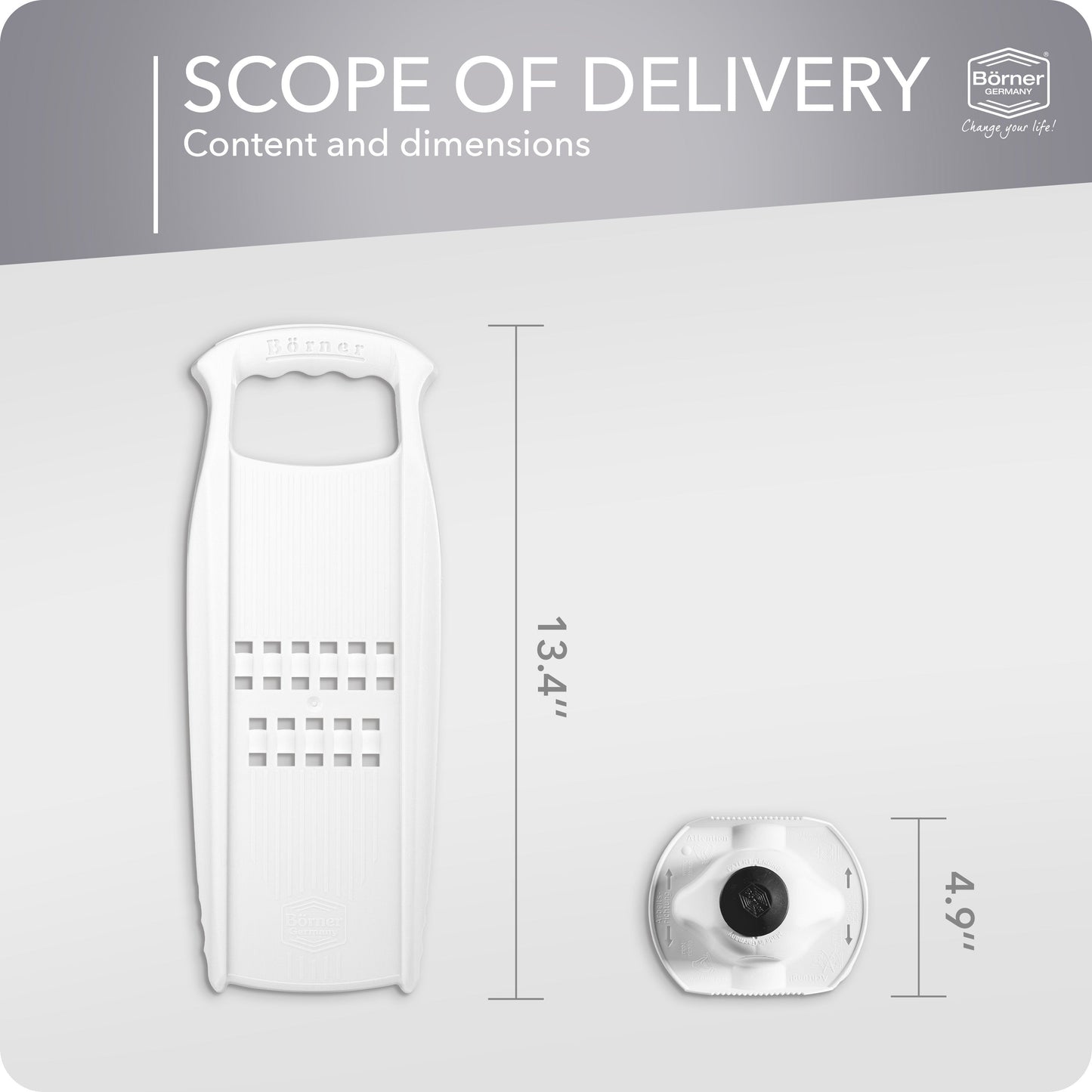 Börner Germany, Rosti Power Series with Food Safety Holder